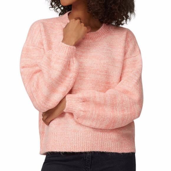 MINKPINK Vira Crew Neck Knit Pullover Sweater pink  - L - Picture 1 of 11